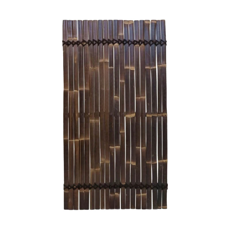 Panel z bambusových lamiel tmavohnedej farby